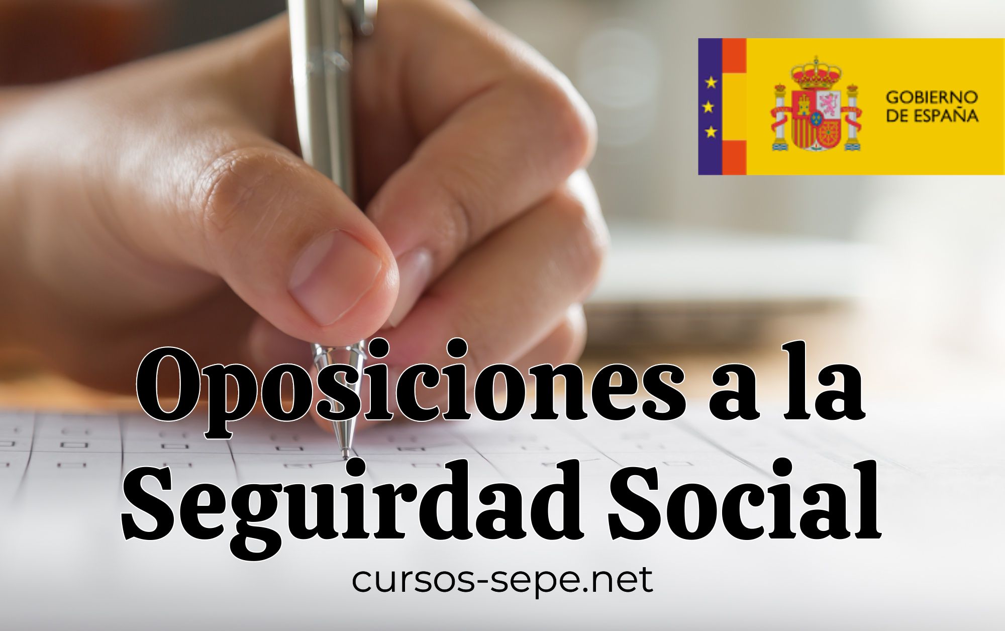 Información sobre la convocatoria de oposiciones de la Seguridad Social para cubrir 1700 plazas.