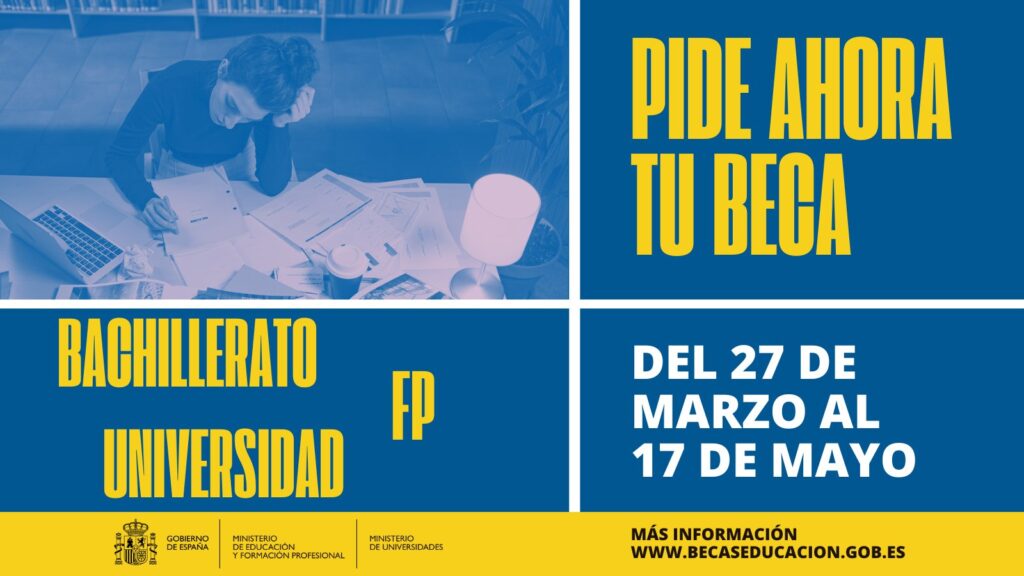 Información sobre las Becas otorgadas por el Ministerio de Educación y Formación profesional de España.